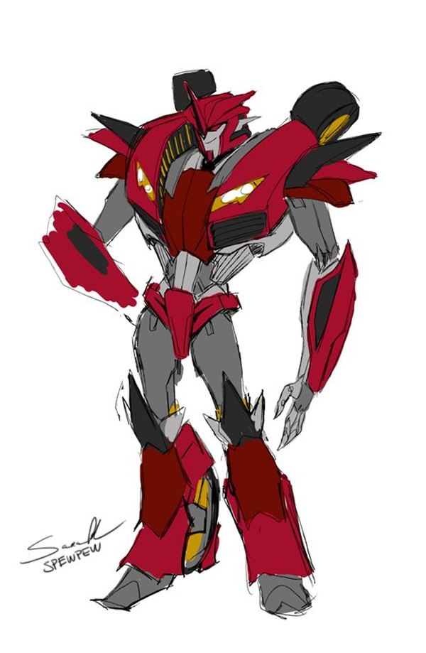 Transformers Till All Are One 1 Out Today Sara Pitre Durocher Posts TAAO Designs For Knock Out Airazor & Tigatron  (3 of 3)